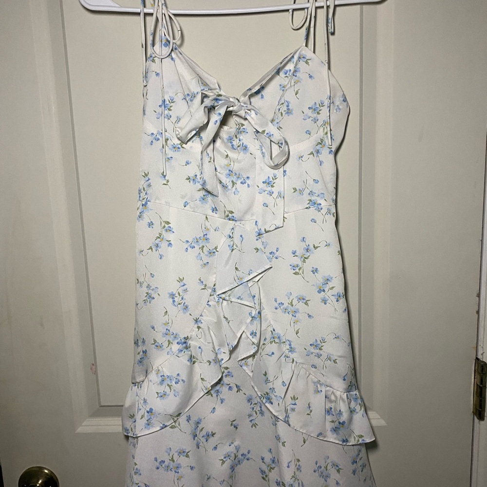 Cider Blue Floral Dress